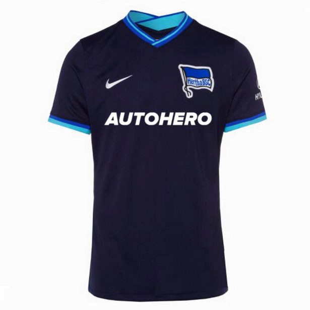 Tailandia Camiseta Hertha Berlin Replica Segunda Ropa 2021/22